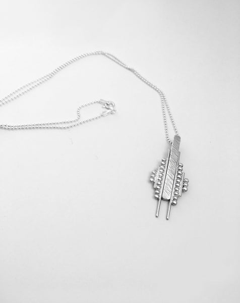 "Stronger Together" Textured Bar Necklace